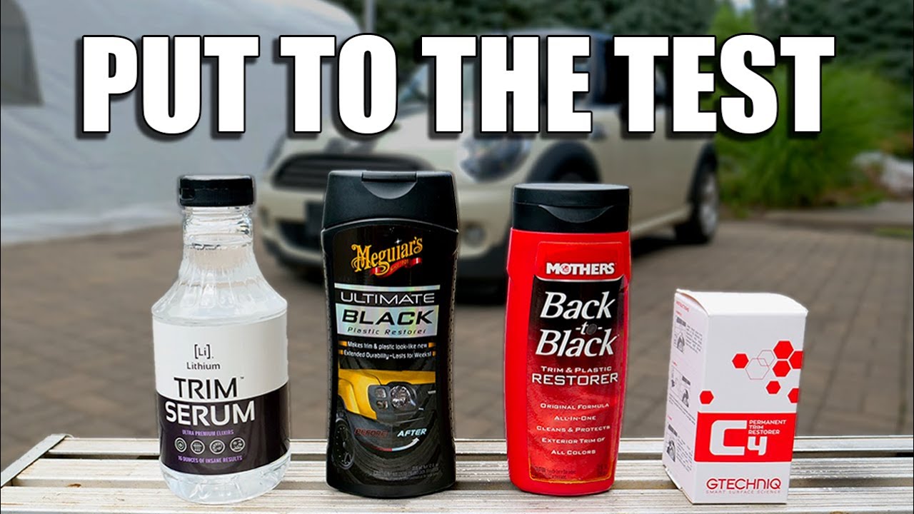 Which Plastic Trim Restore Product is the BEST? 