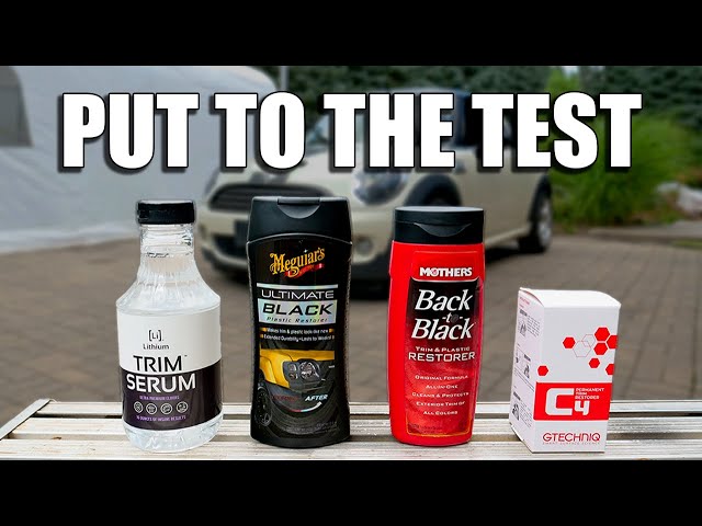 best black trim dressing BLACKLINE Bestseller Bundle  Blackout Tire & Trim Dressing + Reset Interior Cleaner (Dark Ice) + XL Twisted-Loop Drying Towel