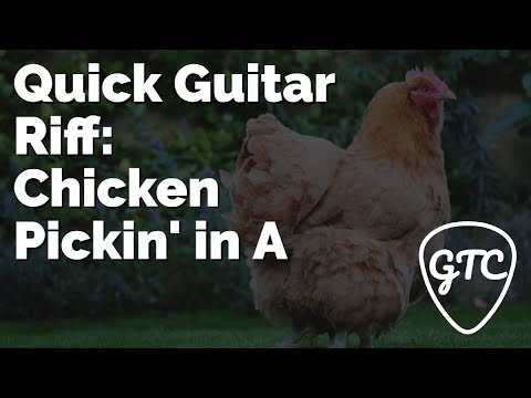 Chicken Pickin' Guitar Riff | Guitar Training Camp | Skype Lessons