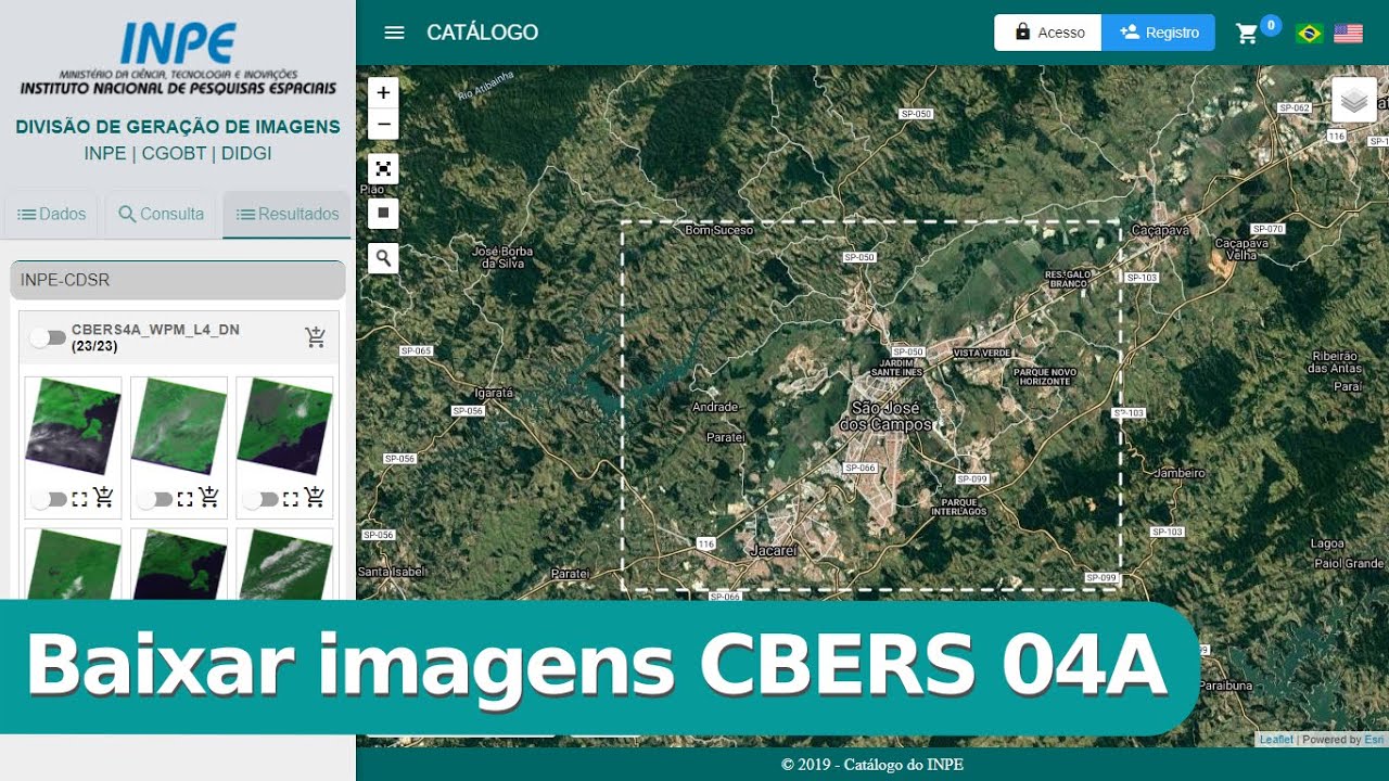 Catálogo De Imagem Inpe – Como baixar imagens gratuitas pelo site do ...