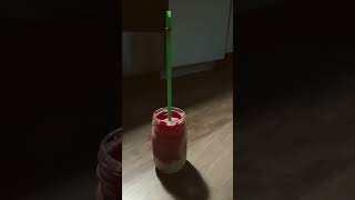 #390 of My Beyond 30-Day Smoothie Challenge raspberry 🥭 almond milk vegan vanilla protein powder