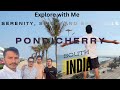 Pondicherry Tour - south India visit in winter days, but it was very hot | Rock beach