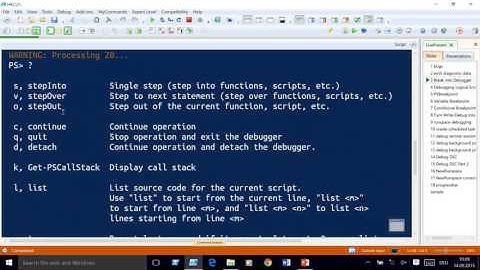 PowerShell Debugging