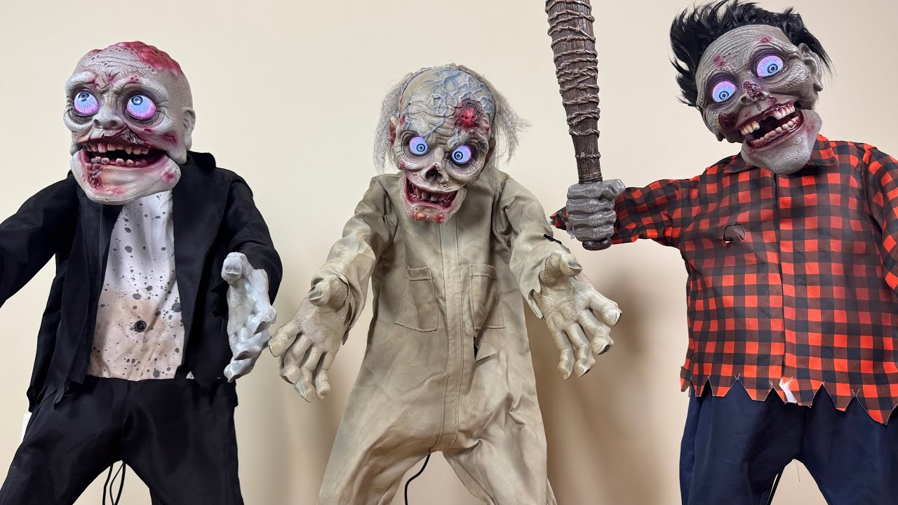 Zombie Stack Animatronic 2025 Home Depot Unboxing & Demo