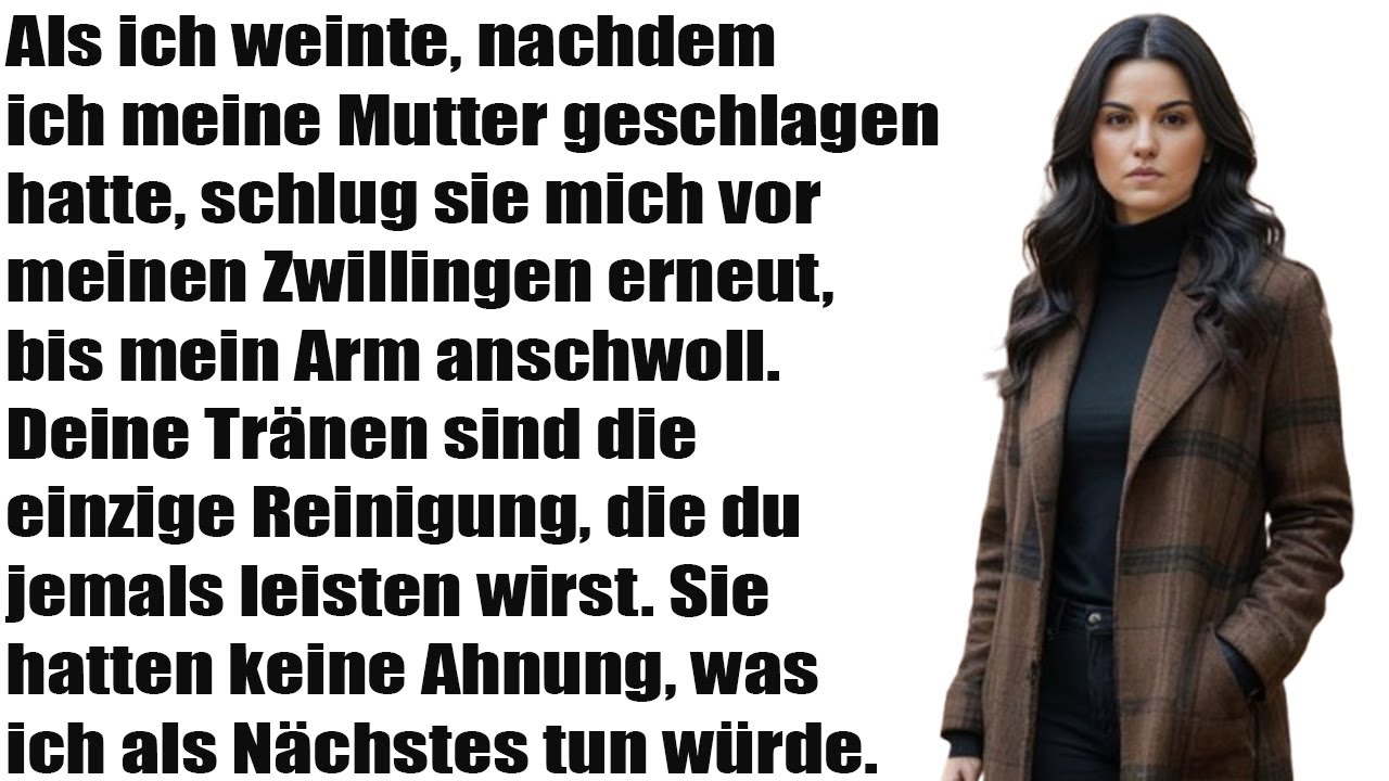 Mama prügelt mich vor meinen Zwillingen – Arm schwoll an!