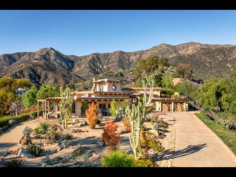 840 Toro Canyon Road, Montecito, CA home video tour