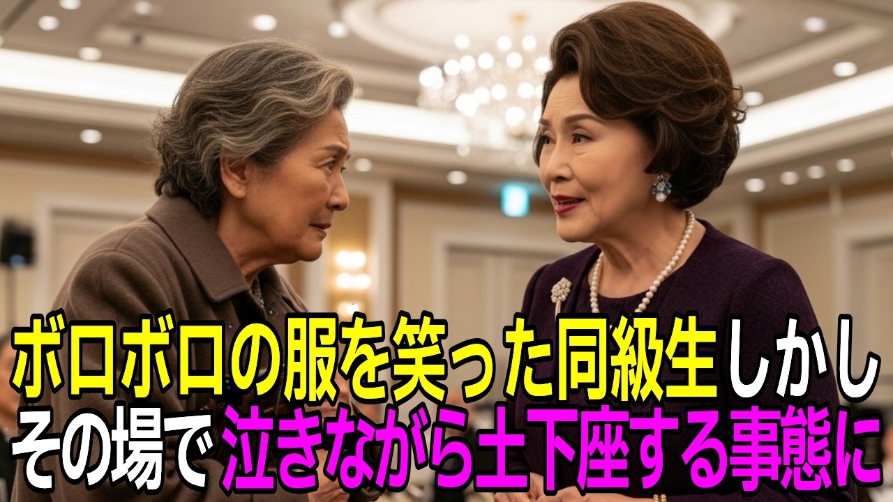 同窓会で再びいじめられた女性、わずか30分後に同級生全員が震えながら命乞いする羽目に