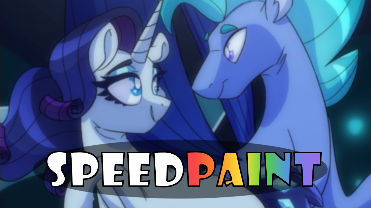 Rarity and Bastion Speedpaint YouTube