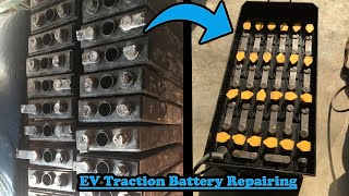 EV Traction Battery Complete Repairing  #automobile #tractionbattery #battery #electricalwork
