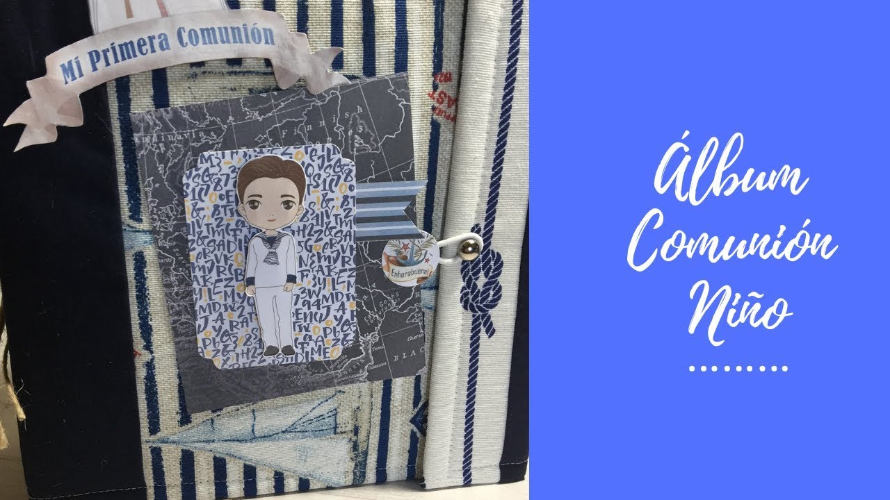 || Tutorial || Álbum Comunión niño || Kora Proyects