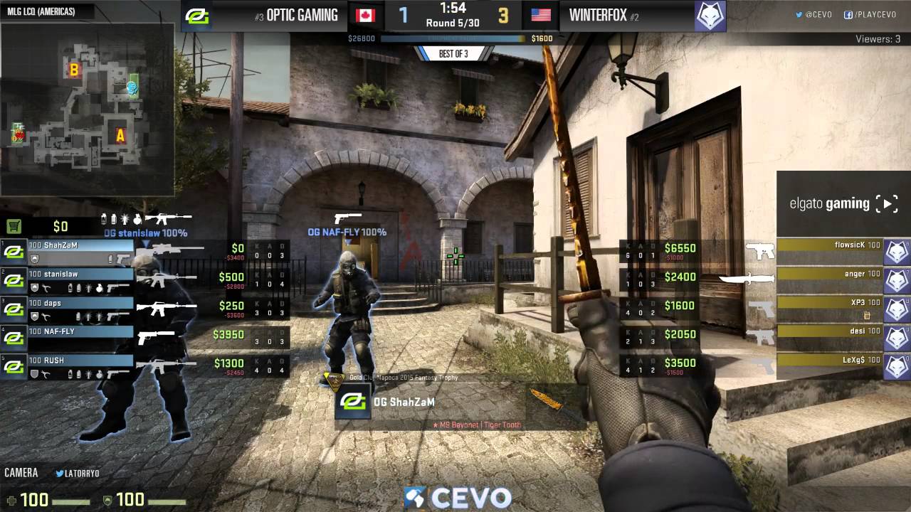 Winterfox vs OpTic Gaming - Game 2 - MLG CS:GO LCQ (Americas) - YouTube