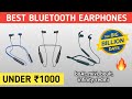 Top 5 Best Bluetooth Earphones Under ₹1000 | Flipkart Big Billion Days Sale 2022🔥