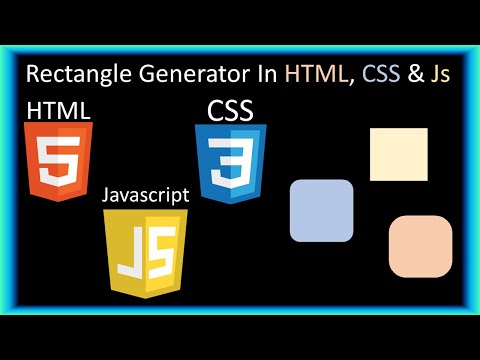 Rectangle Generator In HTML, CSS & Js |  HTML, CSS & Js Tutorial