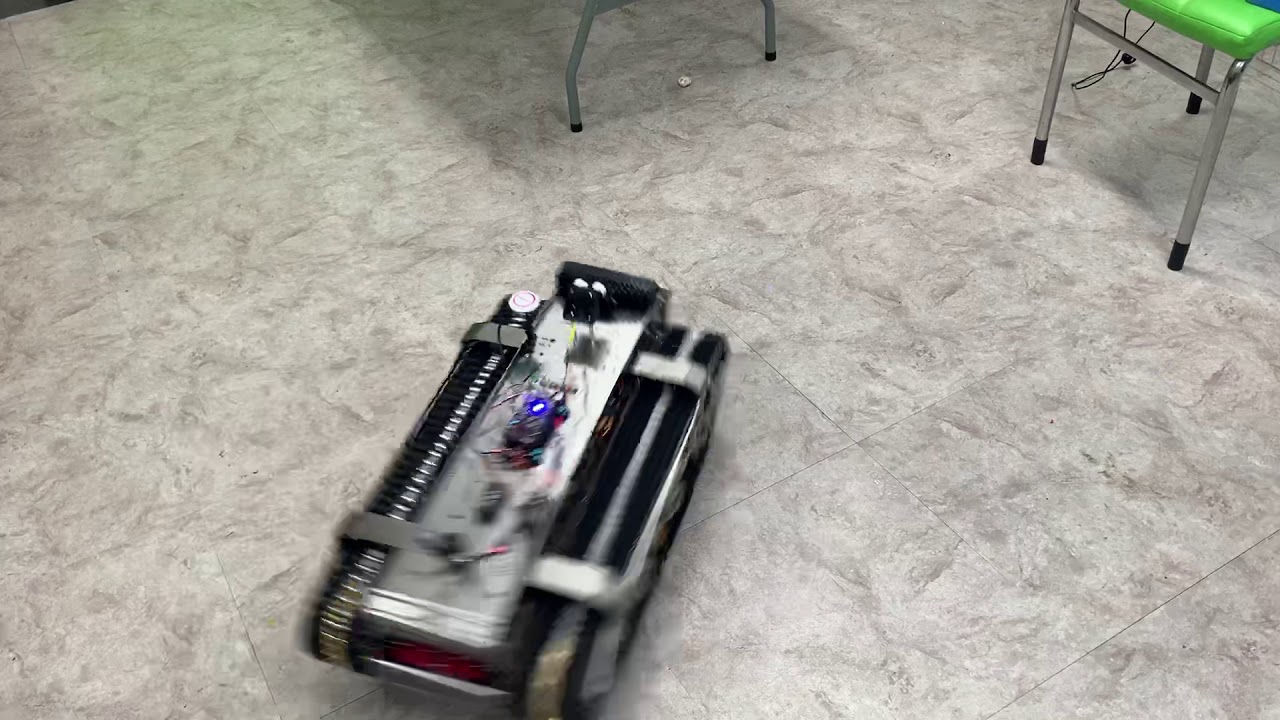 Initial Development Test of 5G&LTE UGV | Autonomous Military Surveillance and Patrol Vehicle 3