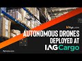 FlytWare, Warehouse Drone Solution, Scans Inventory at IAG Cargo's Madrid Facility