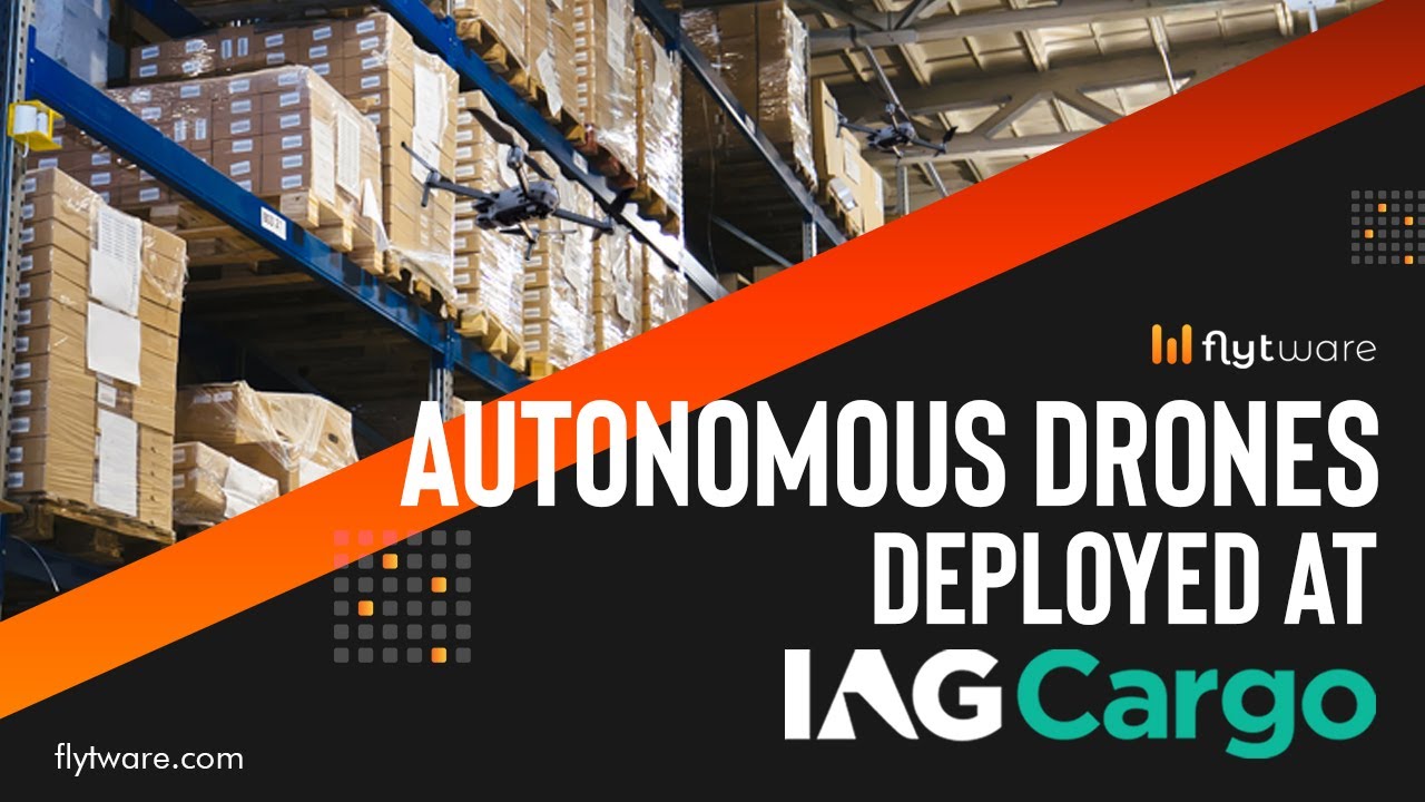[Discontinued] FlytWare Warehouse Drone Solution, Scans Inventory at IAG Cargo's Madrid Facility