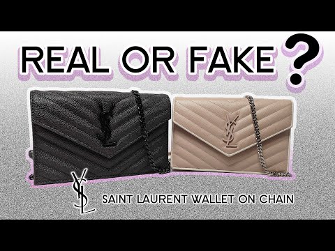 fake vs real ysl wallet｜TikTok Search