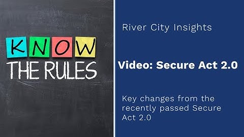 Secure Act Changes
