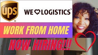 UPS IS HIRING NOW | Work From Home Job  ❤️ #workfromhome