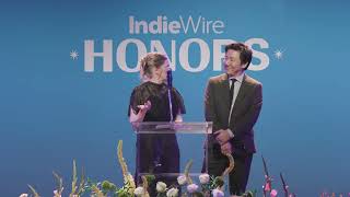 Katie Dippold Says “Failure & Rejection Can Be a Gift” While Accepting Visionary Award w/ Hiro Murai