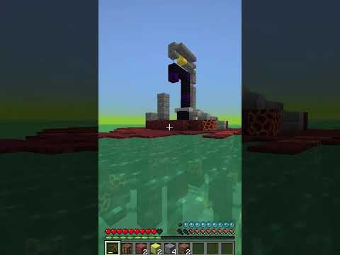 Minecraft but I'm Trapped in the SULFUR DEMENSION #minecraft #shorts