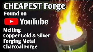 CHEAPEST FORGE FROM SCRAP METAL | HOW TO MAKE WOOD CHARCOAL FORGE | BUILDING FORGE AT HOME by Poor miners 1,893 views 11 months ago 15 minutes