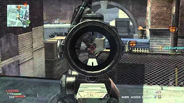 MW3 - ACOG MSR Beasting
