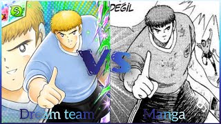 Ryoma Hino dream team Vs manga skills (Captain Tsubasa Dream Team)