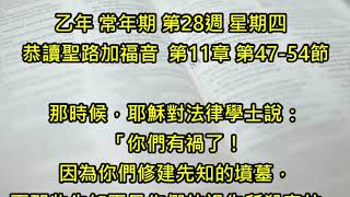 乙年 常年期 第28週 星期四 20211014