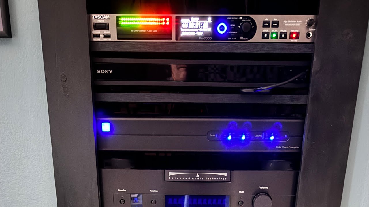Vinyl to DSD64 Tascam DA-3000 - My 2023 Audio Journey - YouTube