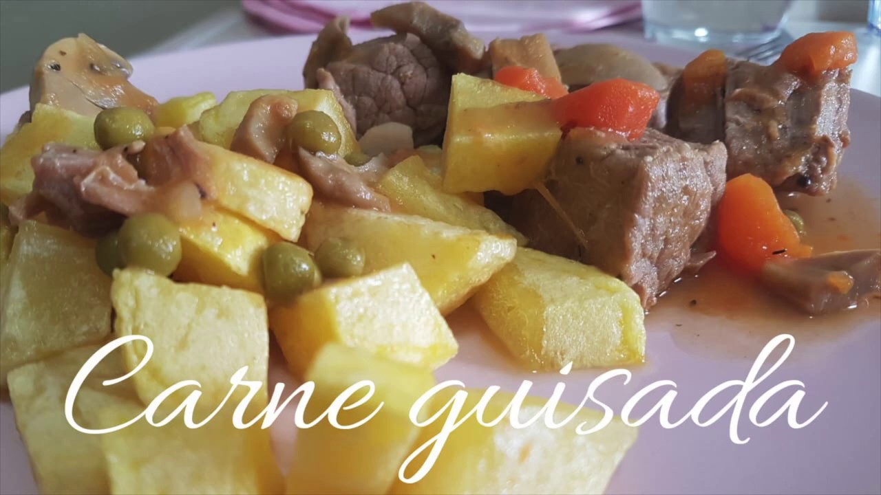 Carne guisada en olla express (receta rápida y fácil) - PequeRecetas