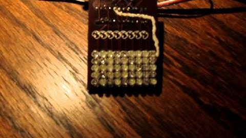 Scrolling text on R2 FLD (5x9 LED matrix)