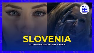 Eurovision 2024 Raiven - All Previous Songs Slovenia