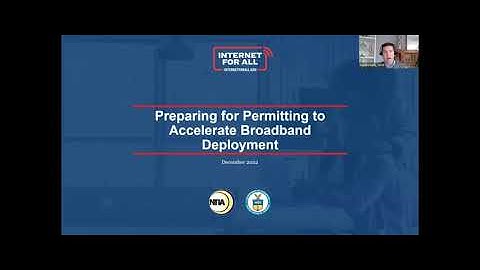 Internet for All Webinar Series - Permitting 101