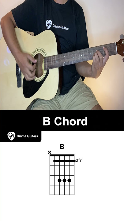 How To Play The B Chord On Guitar - Guvna Guitars