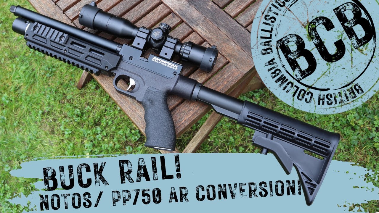 Notos/ PP750 AR Conversion From Buck Rail! YouTube