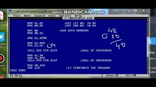 COA Lab- Computer organization and Architecture Lab- SE CSE-IT-Multiplication using Far Procedure