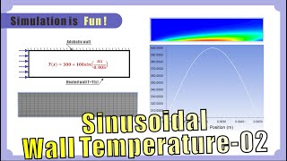 Let's simulate about the Sinusoidal Wall Temperature by CFD ! (Part 02)