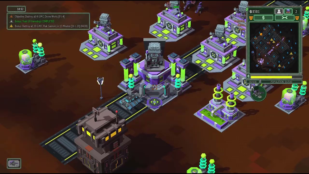 8-Bit Invaders - Cranioids Campaign: Fly Away (3-Star/Hard)