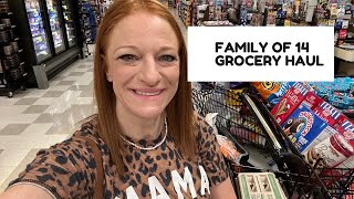 FAMILY OF 14 WEEKLY GROCERY HAUL