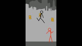 Fight Of Stikman Animastrip Black Vs Orange