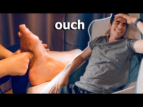 ASMR: MASSAGGIO CINESE ai PIEDI Rilassante fatto da MASSAGGIATRICE NON VEDENTE!