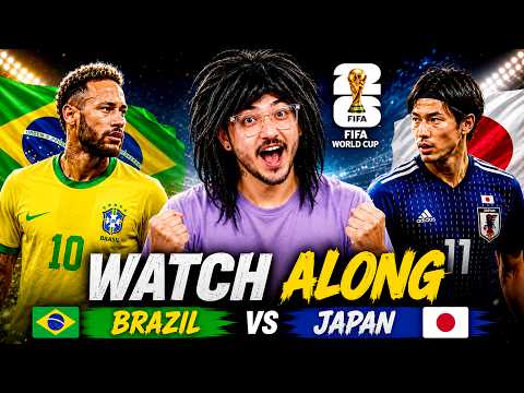 🔴Brazil vs Japan LIVE Watch Along | FIFA World Cup 2026 RO32