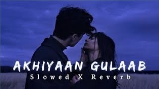 Akhiyaan Gulaab( Slowed reverb+lofi song): Mitraz। Shahid Kapoor, Kriti Sanon.