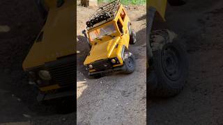 RC Land Rover Defender off road driving! #rcoffoad #driving #landrover #offroad #rcrockcrawler