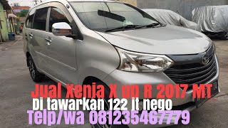 Jual Xenia X up R 2017 Manual istimewa, di tawarkan 122 jt nego, telp/wa 081235467779