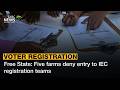 Voter Registration | Free State: Five farms deny entry to IEC registration teams