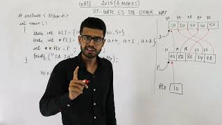 Gate 2015 pyq C Programming | Consider the following C program.int main( ){static int a[] = {10, 20,