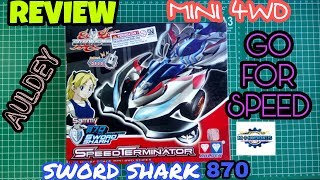 Review Mini 4Wd Sword Shark 870 Auldey Go For Speed ミニ四駆