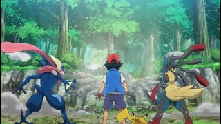 Ash Greninja Returns | Greninja trains Lucario | Pokemon Journey Episode 108 [AMV]